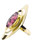 Ruby 14K Yellow gold Ring Vintage craft vrc189y